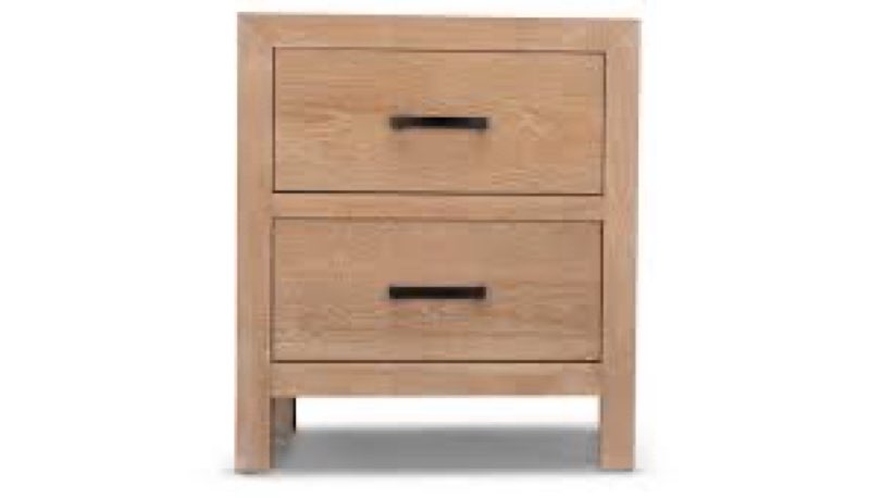 (Incomplete) 2 Drawer Bedstand