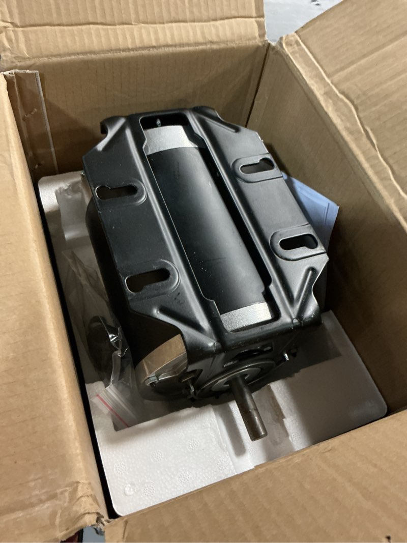 Condition photo showing As Is for gf2034 blower motor 1/3hp 115v 60hz 1725rpm 48fr replaces packard 45013 ao smith/century 316p169, nbk20598 emerson 8100, ge bf4706, universal 805, baldor rsp2442, carrier hc41de114, belt drive leungoo