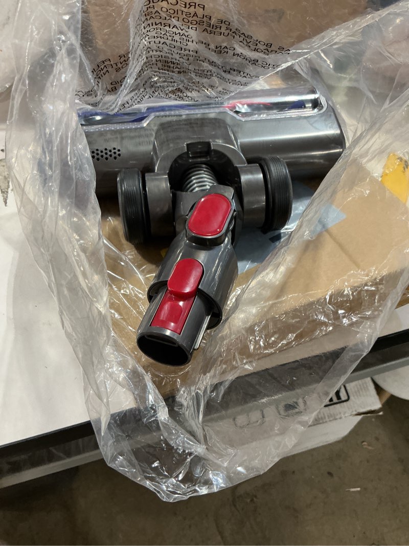 Condition photo showing As Is for laymi hardwood floor attachment for dyson v7 v8 v10 v11 v15 sv10 sv12 sv14 animal absolute vacuum cleaners with led headlights, bristle roller brush head replacement parts