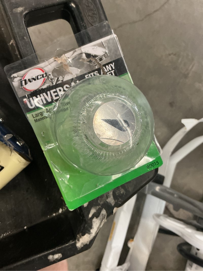 Condition photo showing As Is for danco for universal clear bathroom, tub and shower diverter handle