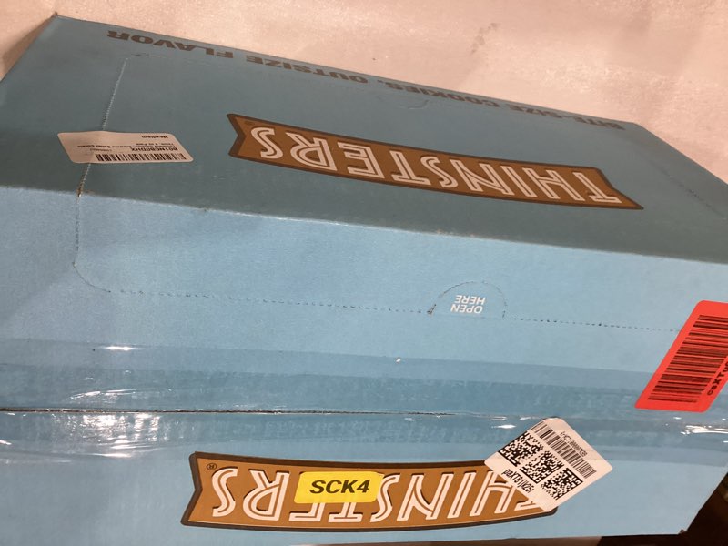 Condition photo showing New/Like New for *BEST BY DEC 19 2025* Thinsters Chocolate Chip Cookie Thins, 4 Ounce -- 12 Per Case