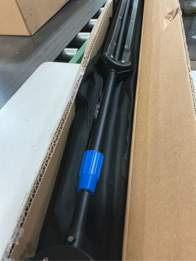 Condition photo showing Good Condition for projector screen with stand, 80 inch portable projector screen outdoor indoor, 1.2 gain fiberglass projection screen, 16:9 outdoor movie pvc screen with carrying bag for movie night(white screen) 80 inch white