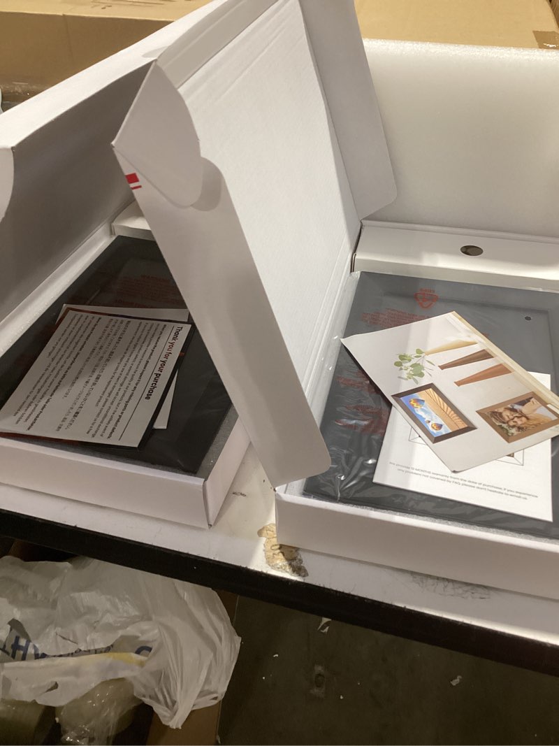 Condition photo showing Good Condition for BIGASUO Digital Picture Frame, 10.1\" Frameo Digital Frame WiFi with 32GB Memory, 1280x800 IPS Touch Screen, Send Photos/Videos from Your Phone Anywhere, Photo Gifts for Parents and Grandparents 2 Pack