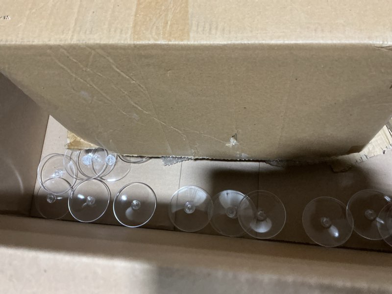Condition photo showing Good Condition for LemonRoad 100 Pcs Detachable Martini Glasses 9oz Plastic Coupe Cocktail Dessert Glassware Set for Champagne Wine Wedding Holiday Party Supplies (Clear) 100 Clear