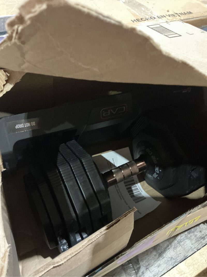 Condition photo showing Good Condition for cap barbell adjustabell adjustable 55 lb hex dumbbell weights - singles & pairs | multiple handle options pair 55 lb - copper handle