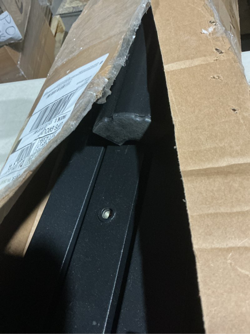 Condition photo showing As Is for 25 Inch High Twin XL Bed Frames with Rounded Corner Legs, Heavy Duty Metal Twin XL Platform Bed Frame with Steel Slats Support, No Box Spring Needed, Noise Free, Easy Assembly Twin XL 25 Inch