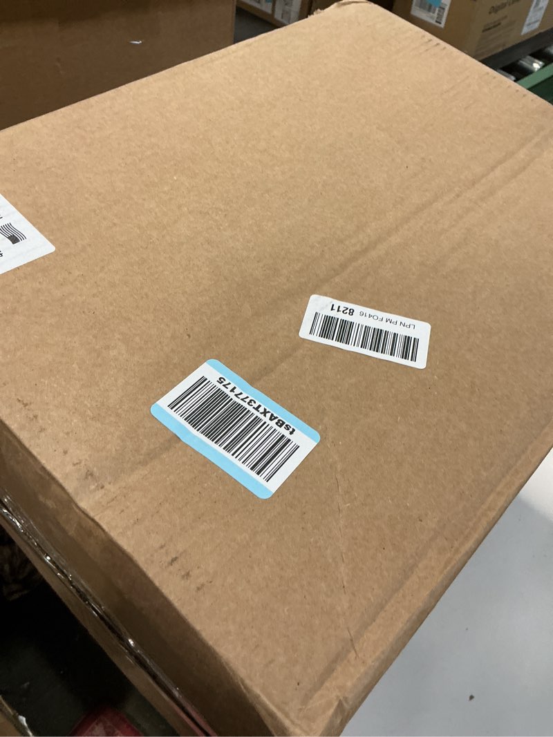 Condition photo showing Good Condition for Amazon Basics Trash Can, Rectangular Commercial Office Wastebasket, 10 Gallon (Pack Of 1), Black Black 10 Gallon (Pack of 1)