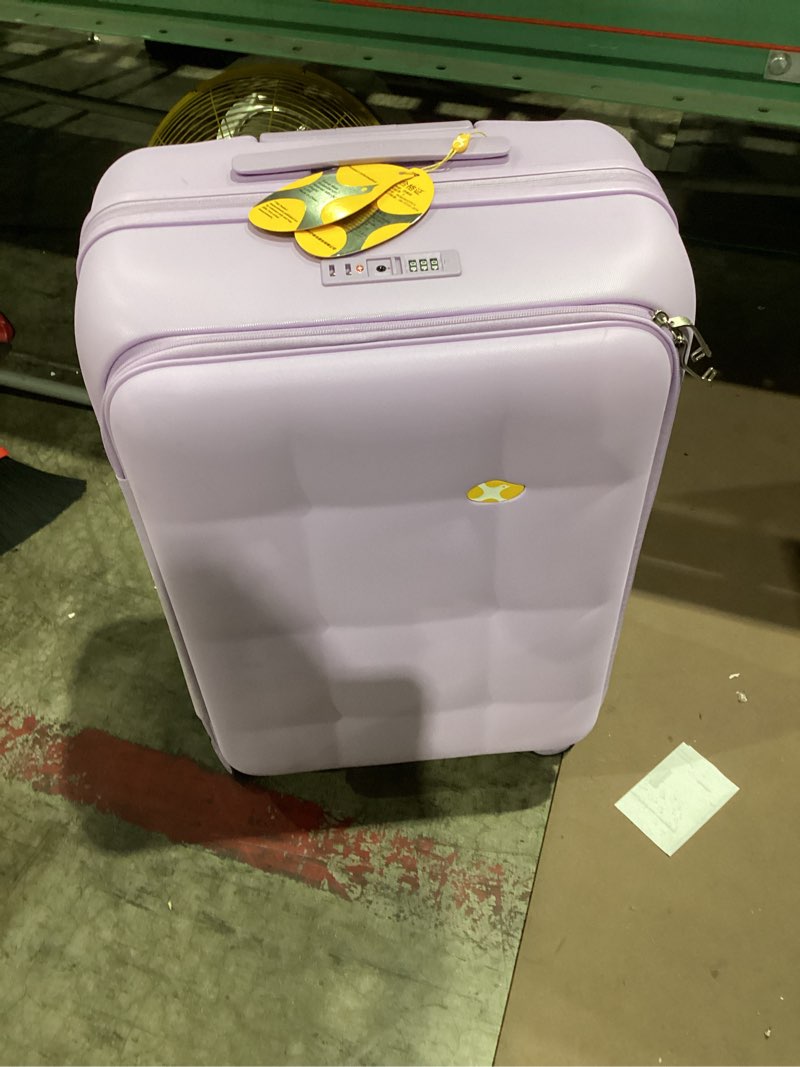 Condition photo showing Good Condition for mgb 20-inch wheeled carry-on suitcase, hard shell polycarbonate top-opening suitcase, travel luggage for women and men, gifts, purple, modern
