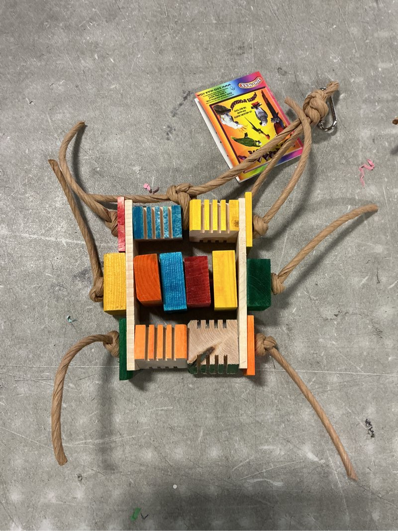 Condition photo showing New/Like New for Zoo Max DUS725 Groovy Small Bird Toy (Similar To Stock Photo)