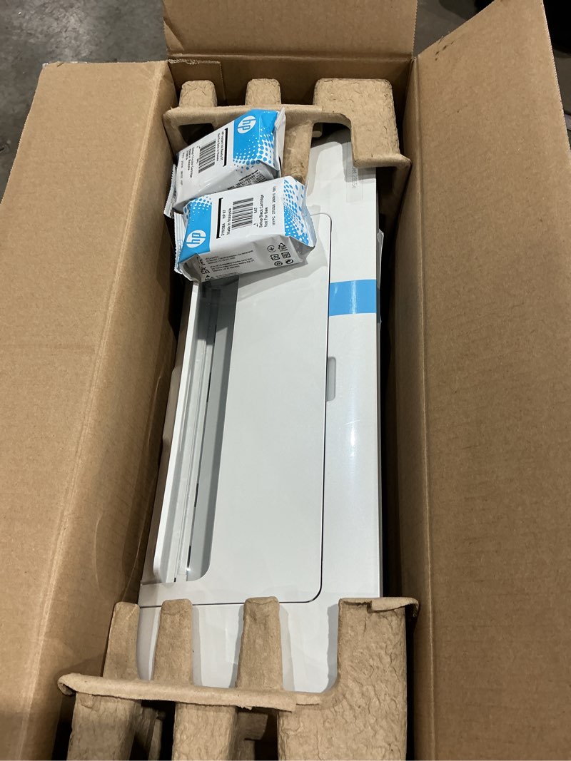 Condition photo showing Good Condition for hp deskjet 2855e wireless all-in-one color inkjet printer, scanner, copier, best-for-home, 3 month instant ink trial included. this printer is only 2.4 ghz capable. (588s5a)
