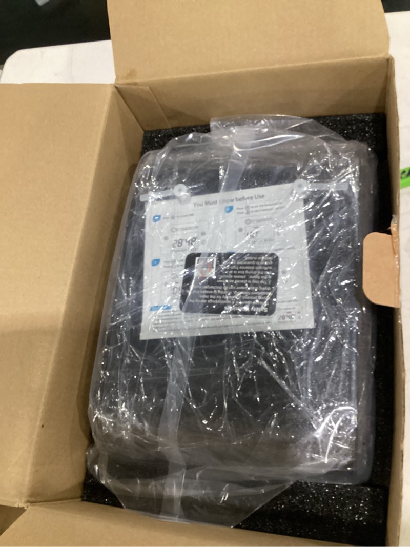Condition photo showing As Is for comgrow 3d printer filament dryer box, comgrow 3d filament storages, keeping filaments dry during 3d printing, compatible with 1.75mm/2.85mm pla abs material, filament dehydrator, spool holder transparent 2 kg