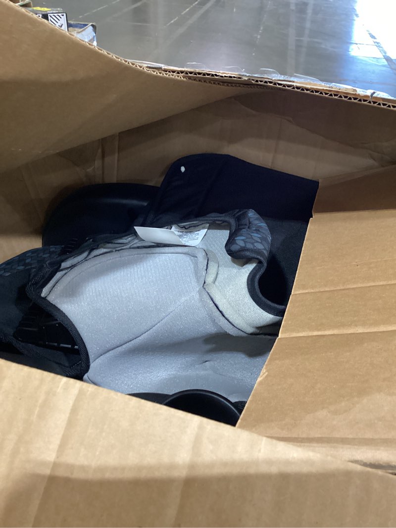 Condition photo showing As Is for evenflo gotime lx booster car seat (quincy blue)