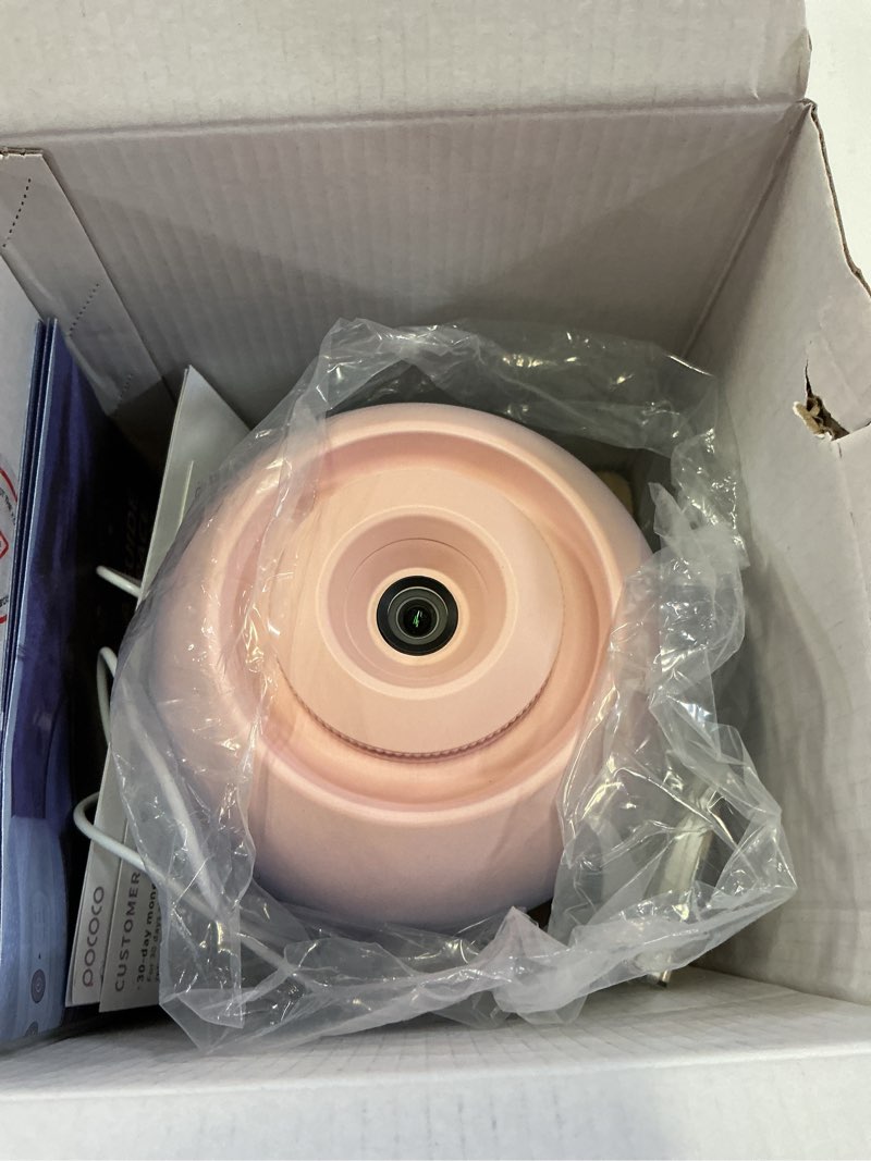 Condition photo showing As Is for pococo galaxy star projector with 2m-pixel lens & 5k discs | home planetarium projector for relaxation, study, and sleep aid | includes 2 films | ideal gift blue pink