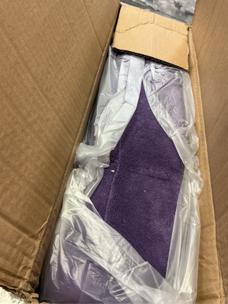 Condition photo showing Good Condition for Folding Floor Gaming Chair, Adjustable 14-Position Backrest, 6-Inch Thick Flannel and Skin-Friendly Cotton Sponge, Breathable, Ideal for Gaming, Meditating, Sleeping, Purple