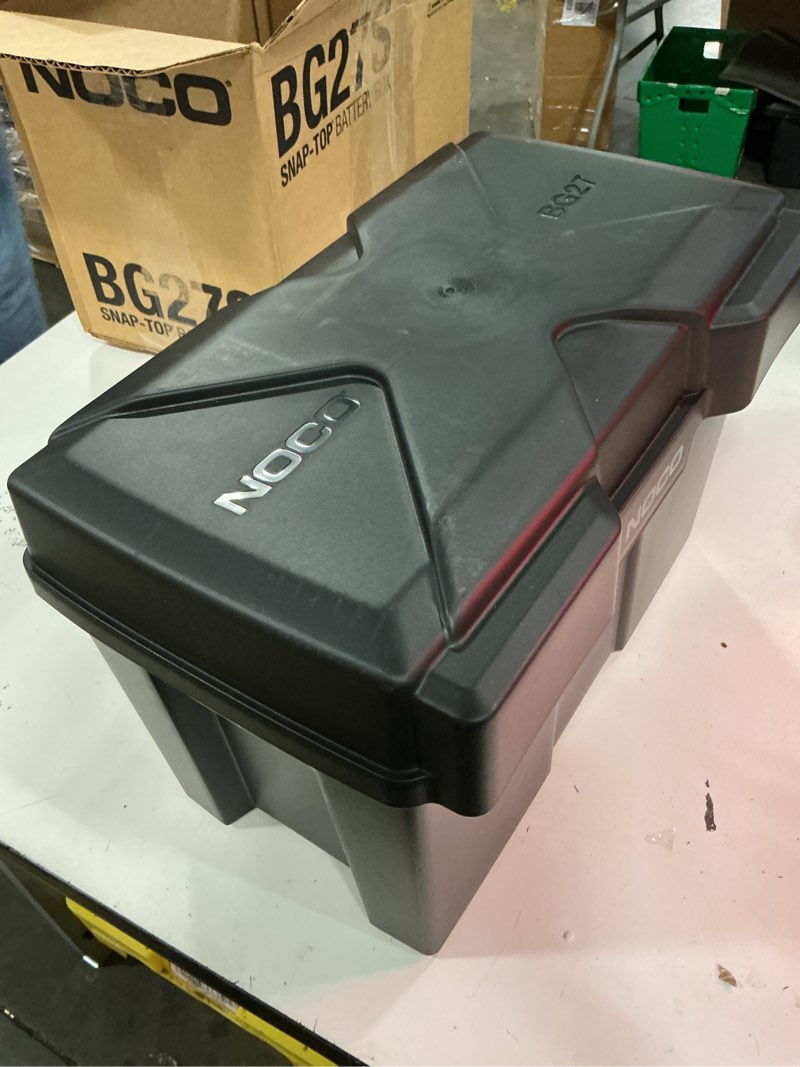 Condition photo showing Good Condition for noco snap-top bg27 battery box, group 27 12v battery box for marine, automotive, rv, boat, camper and travel trailer batteries