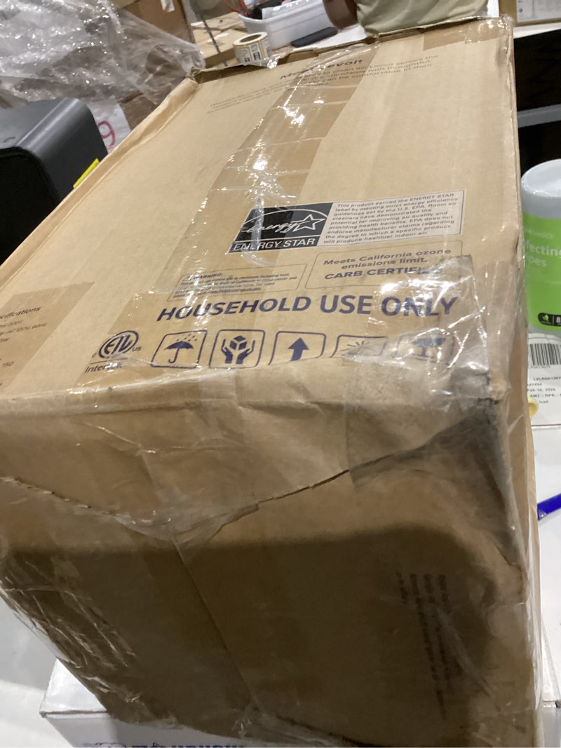 Condition photo showing As Is for LEVOIT Air Purifier for Home Bedroom Dorm Room, Smart & Voice Control, AHAM Verifide, 3-in-1 Filter With HEPA Sleep Mode, for Pollen, Pollutants, Smoke, Dander, Dust, Core 200S-P, White White WIFI enabled Purifier