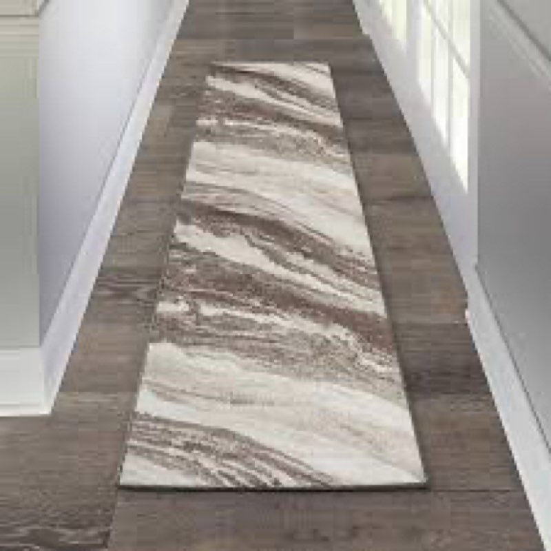 LUXE WEAVERS Lagos Collection 7983 Grey 2x3 Art Deco Area Rug