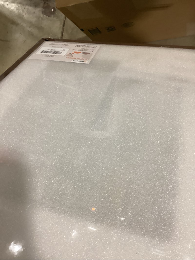 Condition photo showing New/Like New for upsimples 16x20 Picture Frame, Display Pictures 11x14 with Mat or 16 x 20 Without, Wall Hanging Poster Frame, Brown, 1 Pack Brown 16x20