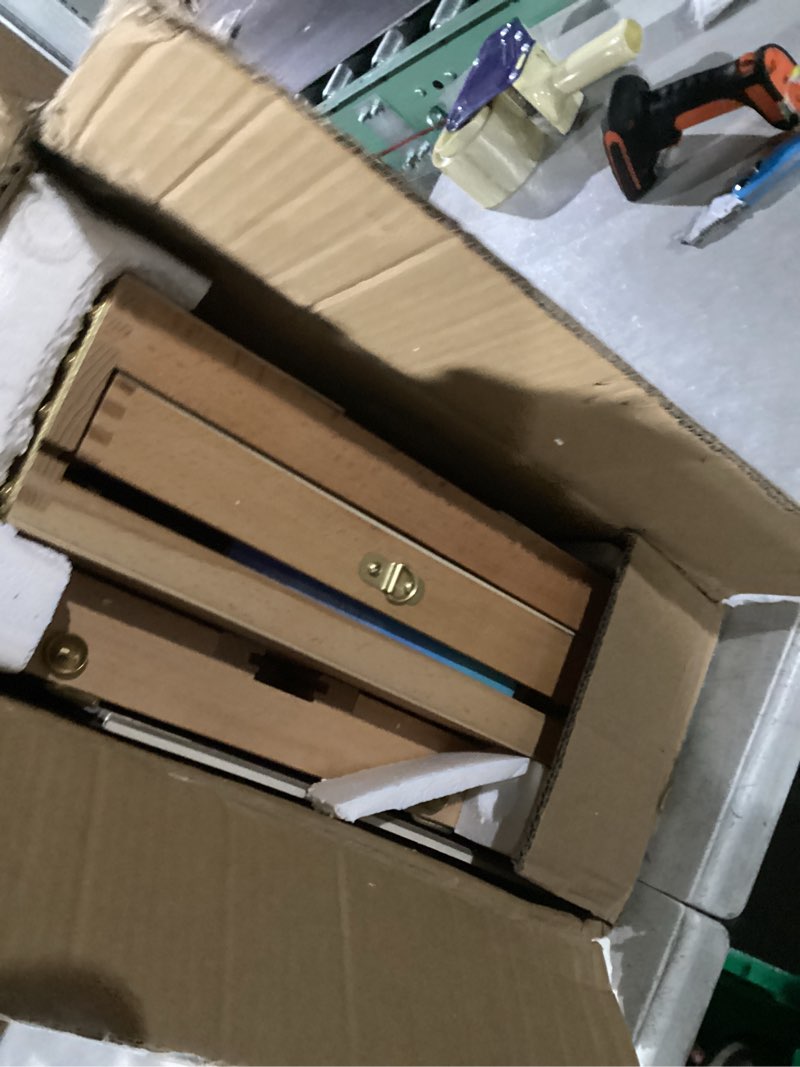 Condition photo showing Good Condition for similar to photo) french easel acrylic painting set, deluxe artist supplies kit w/coronado style wooden field & studio sketch box easel, stretched & panel canvases, professional paint, premium brushes, knives, palettes french easel painting set