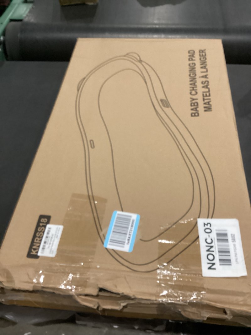 Condition photo showing New/Like New for Wipe-Clean Baby Diaper Changing Pad Waterproof & Wipeable Teddy Bear Easy to Clean, Soft EVA Foam Changer Pads with Adjustable Safety Belt, Non-Slip Change Mat for Changing Station Table Dresser Bed