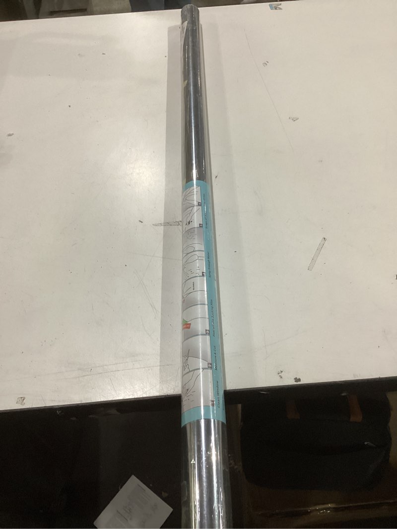 Condition photo showing New/Like New for Window Film Privacy One Way Tint for Home Reflective See Out not in Light Heat Blocking for Doors and Windows(Silver 35.4X78.7) Black-silver 35.4*78.7 Inches