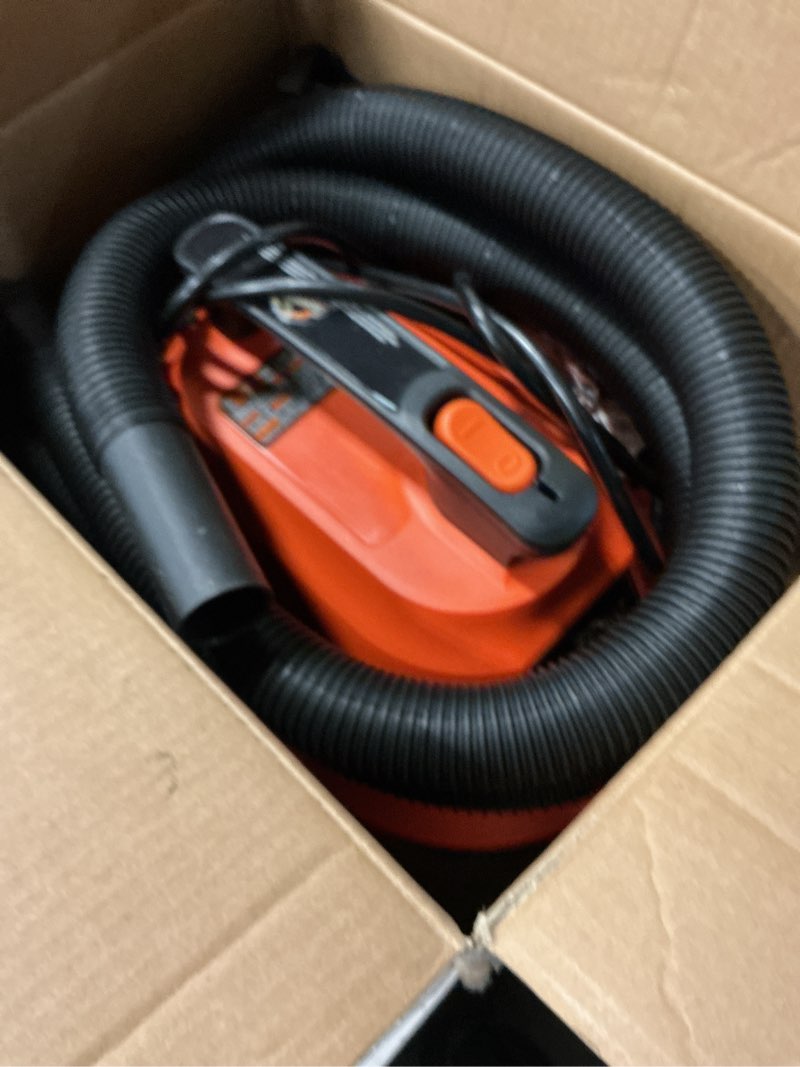 Condition photo showing Good Condition for armor all aa255w wet/dry utility vac 2.5 gallon, 2.5-gallon,120 volts (ac), orange/black update 2.5 gal