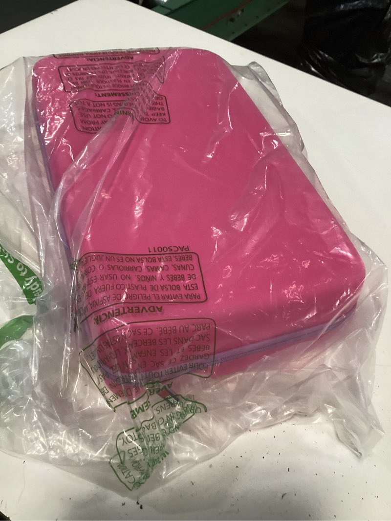 Condition photo showing New/Like New for fblfobeli eva hard carrying case for vtech kidistar dj mixer, kidi dj mix, portable travel storage organizer bag (case only) (pink)