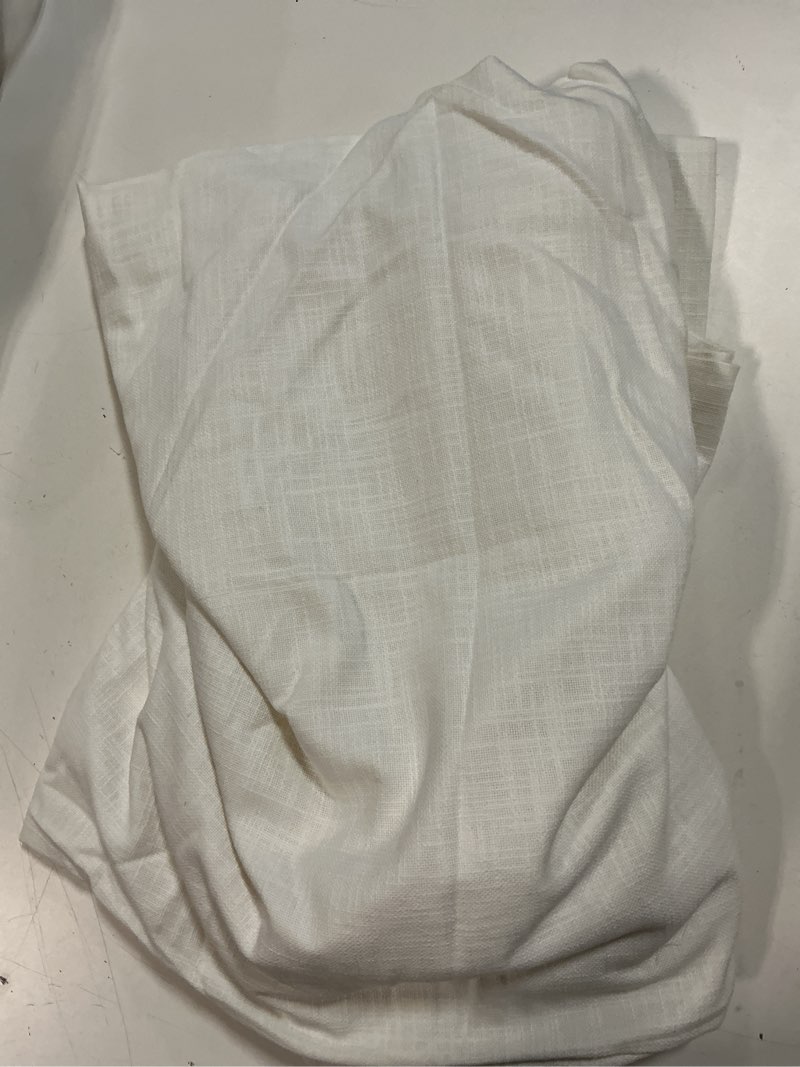 Condition photo showing New/Like New for quince cotton sheer curtain ivory 48x96 1pc
