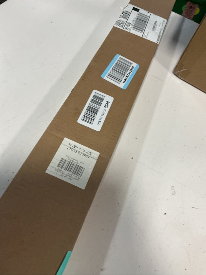 Condition photo showing Good Condition for lazblinds no tools no drill 1" vinyl mini blinds, cordless blinds for windows, light filtering horizontal window blinds & shades, 30" w x 48" h, white cordless-white 30" w x 48" h