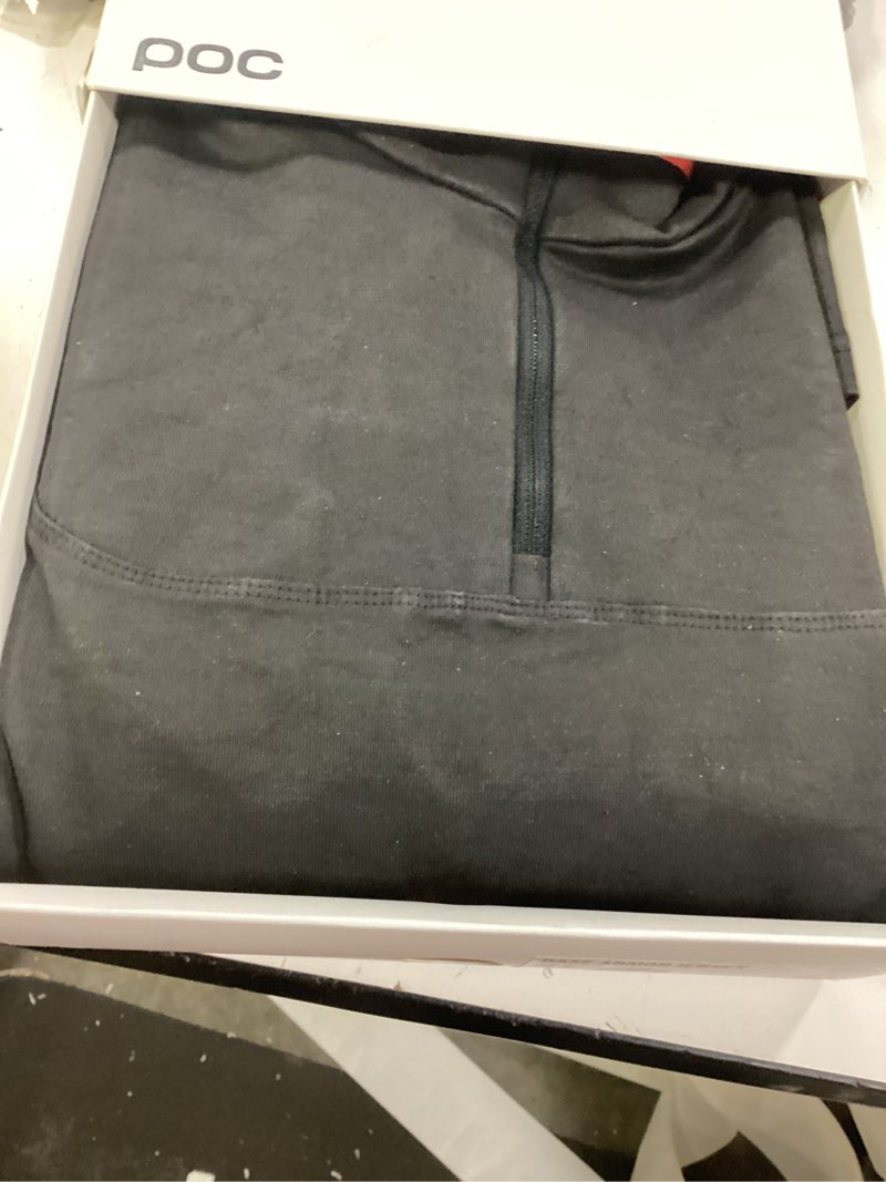 Condition photo showing New/Like New for poc sports base armor jersey - xl - uranium black