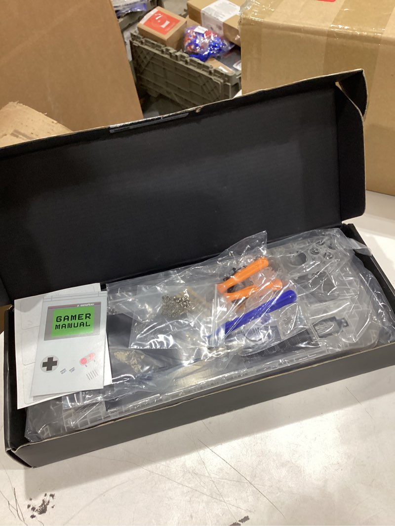 Condition photo showing New/Like New for extremerate replacement full set housing shell with buttons for steam deck oled handheld console, custom diy clear faceplate back plate trackpad case for steam deck oled console - without console