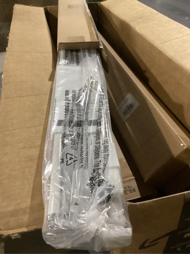 Condition photo showing New/Like New for lazblinds cordless cellular shades, no tools no drill blackout honeycomb shades pleated blinds for windows, 32" w x 64" h, silver white blackout-silver white 32'' w x 64'' h