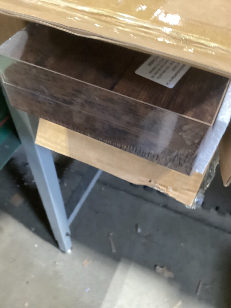 Condition photo showing New/Like New for bayka floating shelves, 22.5 inches rustic wood wall shelves for bathroom?bedroom, living room, kitchen & book, hanging display decor organization shelf with 22 lbs capacity (rustic brown) b. rustic brown - americana farmhouse style 22.5inches