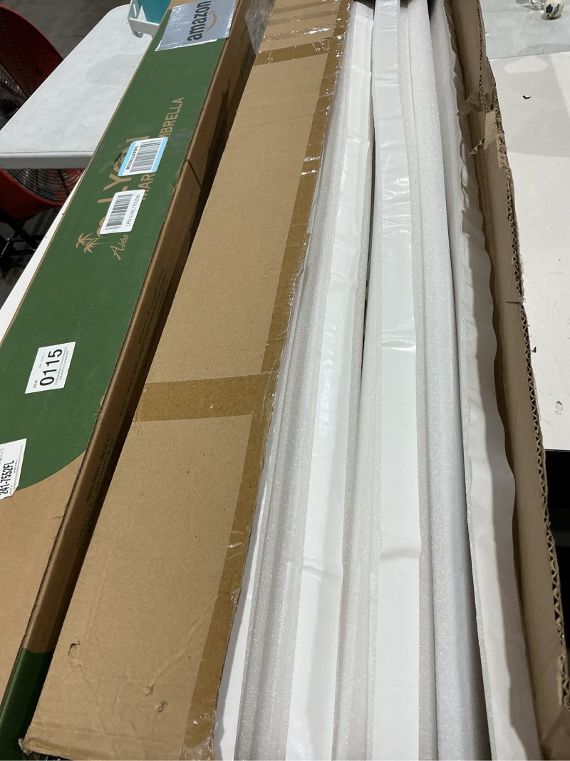 Condition photo showing Good Condition for 48-inch peel and stick pool cove foam for above ground pools, 19-pack high-density waterproof foam cove strips, pool liner guard base support system, covers 76 ft, white