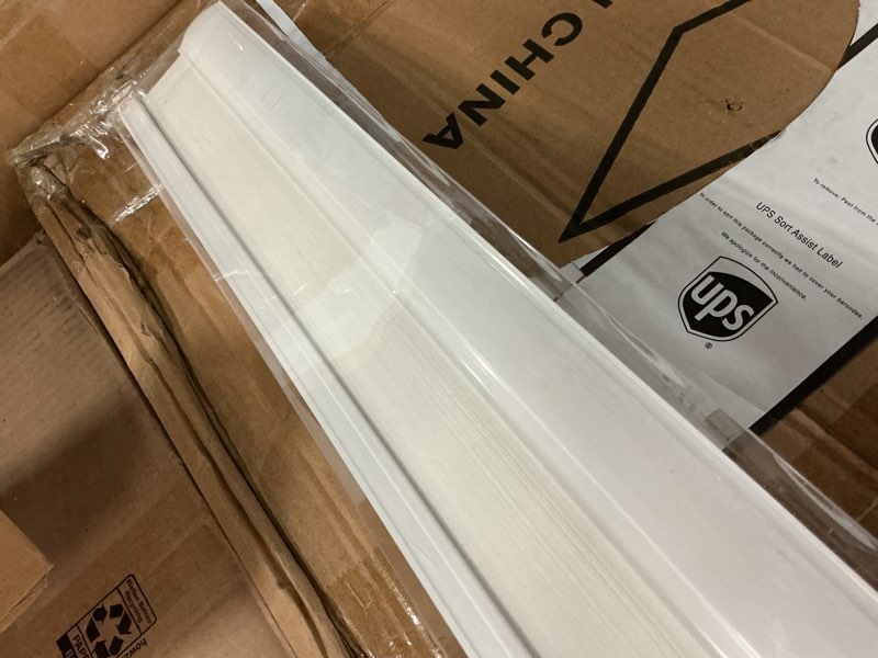 Condition photo showing Good Condition for myshade 1.5-inch cellular cordless light filtering shades, honeycomb window blinds for soft daylight & privacy, thermal insulation, child safe, inside or outside mount (34" w x 72" h, white) white 34"w x 72"h