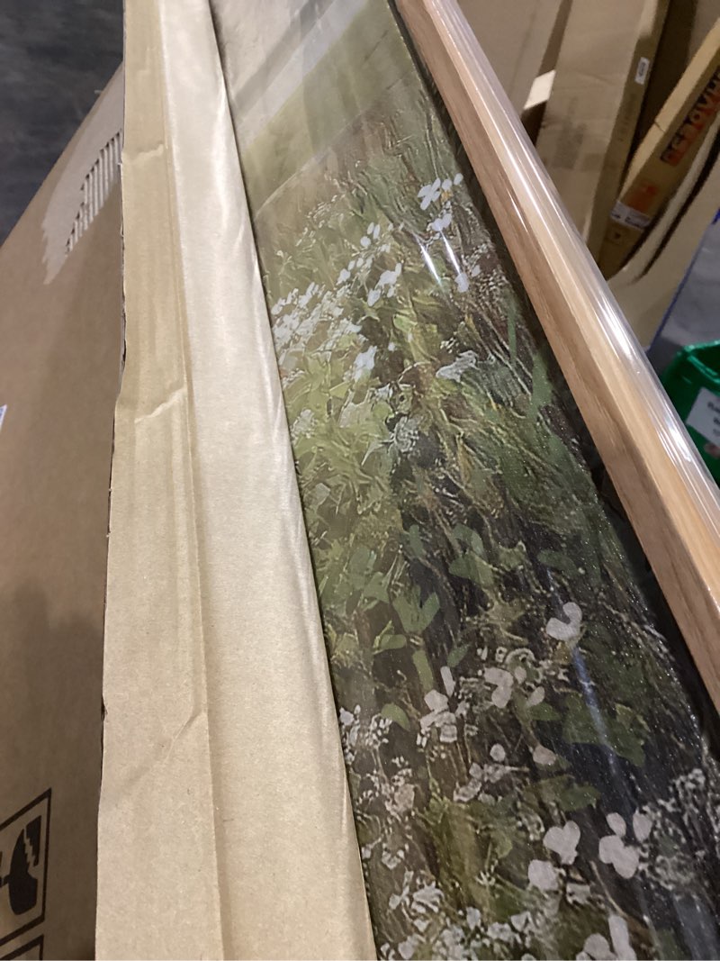 Condition photo showing Good Condition for Vintage Wall Art for Living Room Farmhouse Wall Art, Country Wall Decor, Deer Art - Rustic Nature Canvas, Large Landscape Pictures for Bedroom Framed Artwork for Walls 24×48IN 48"L x 24"W Vintage