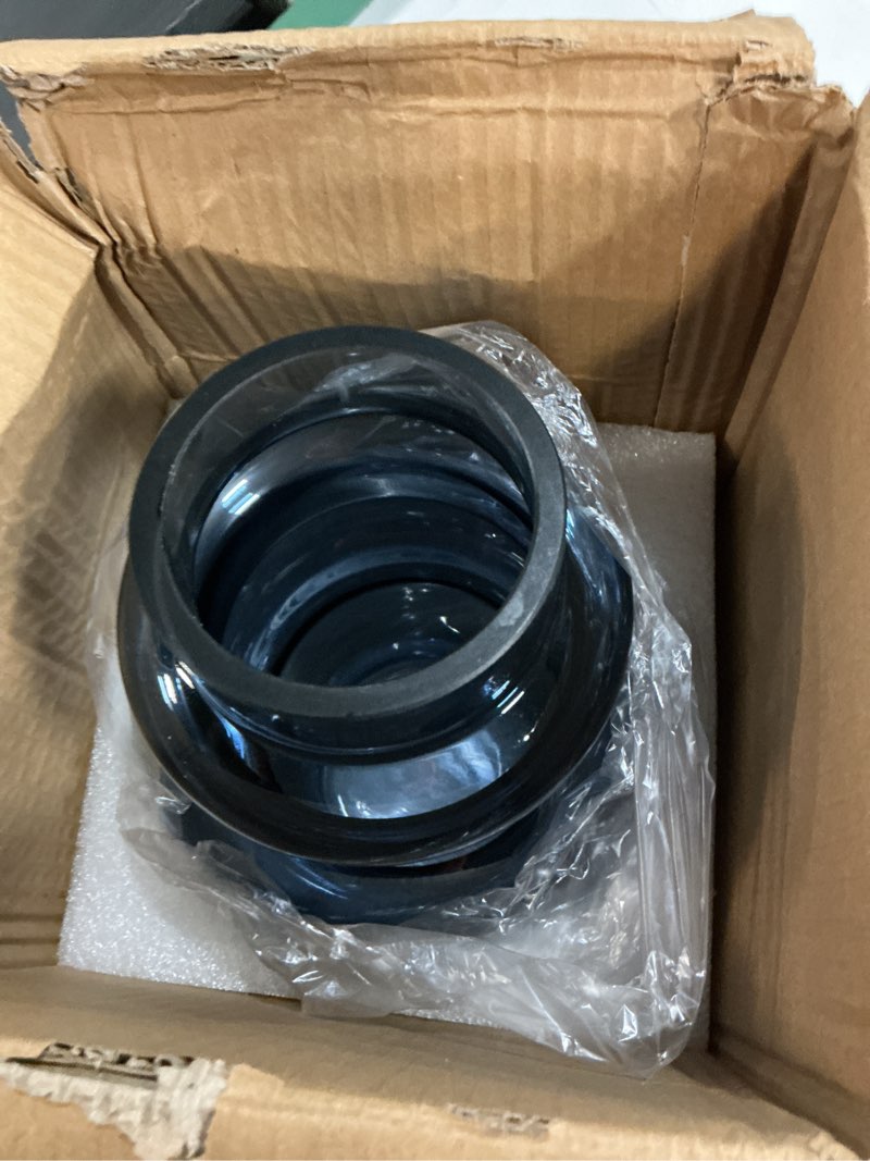 Condition photo showing Good Condition for clear blue bubble glass flower vase, modern boho ins style vase for hydroponic plants bouquet, for home room office book shelf wedding table decor (w 6" x h 9.4")