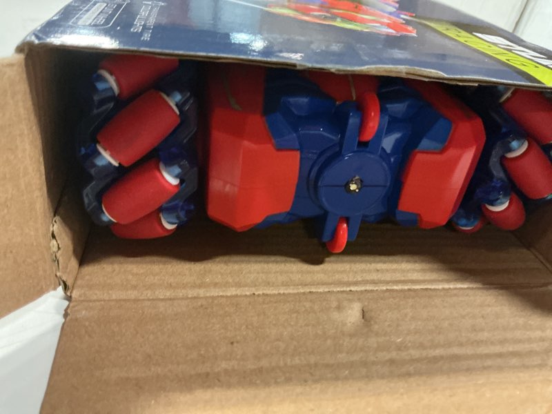 Condition photo showing Good Condition for spider remote control car, 2.4ghz rc cars with headlight double sided off-road 360° rotating rechargeable 4wd rc stunt car indoor outdoor spider toys for boys 4-6 5-7 8-13 single control red