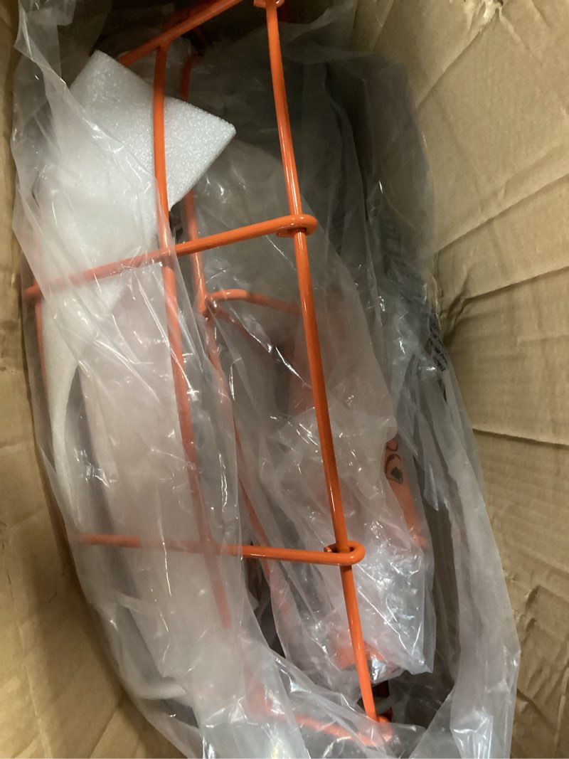 Condition photo showing New/Like New for tarumg 24-chains disc golf basket with handbag& frisbee,multi-colors choice | heavy duty&stainless chains for stability in work;coating can resist bad-weather;detachable design& handbag for portability basic-orange- 6 pcs