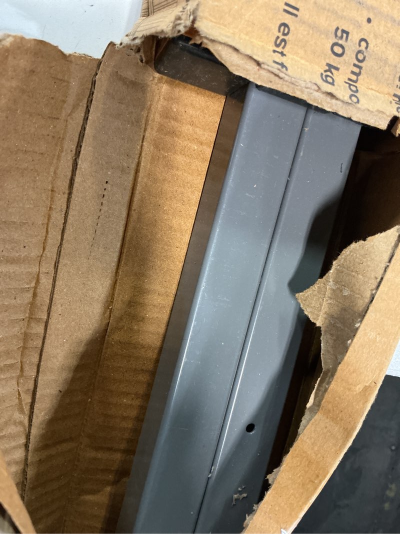 Condition photo showing As Is for Bora Wood Organizer and Lumber Storage Rack with 6-Level Wall Storage Racks – Indoor and Outdoor Use, In Orange PBR-001