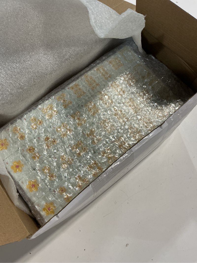 Condition photo showing Good Condition for Arrowbash 160 Pcs American Mahjong Only, 1.2 Inches Pink Back Melamine Mahjong Tiles, Hand Carved Pattern for Mah Jong Social Games, Beginners, Mah Jong Lovers (Art Embossed)