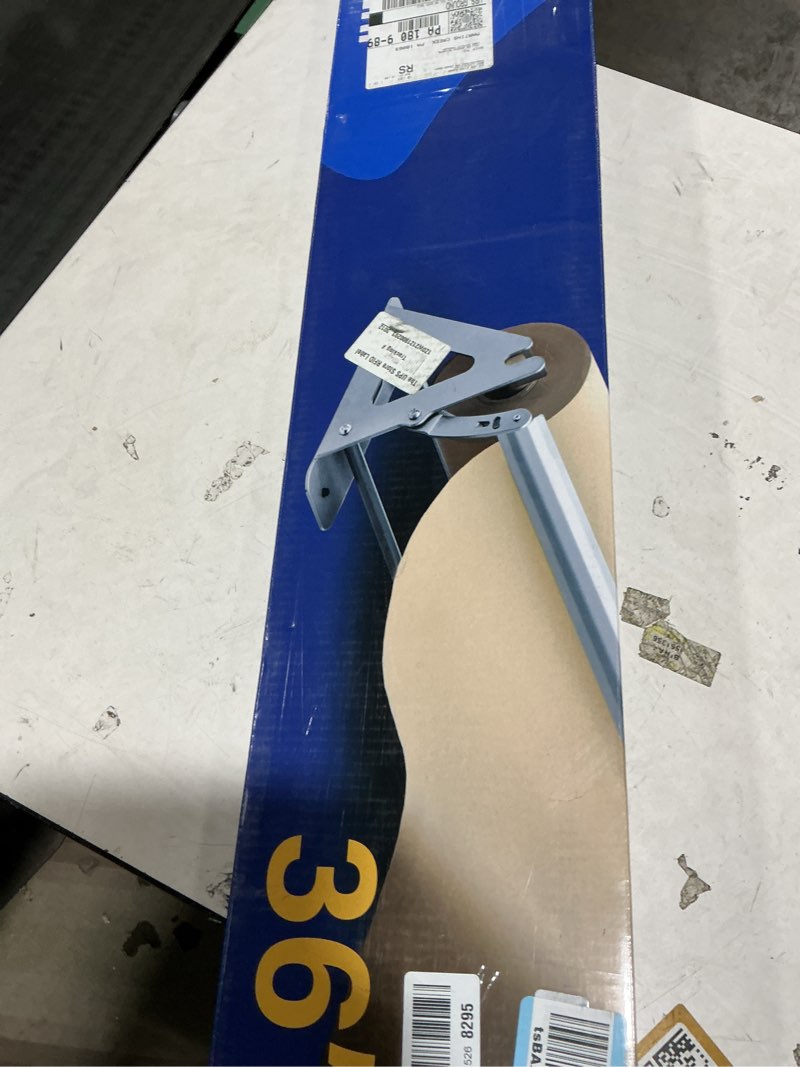 Condition photo showing Good Condition for DIY Crew 36 Inch Paper Roll Dispenser and Cutter - Heavy-Duty Wall Mountable, Non Slip Tabletop - Kraft, Freezer, Butcher Paper - Up to 1000ft Rolls 36" Silver