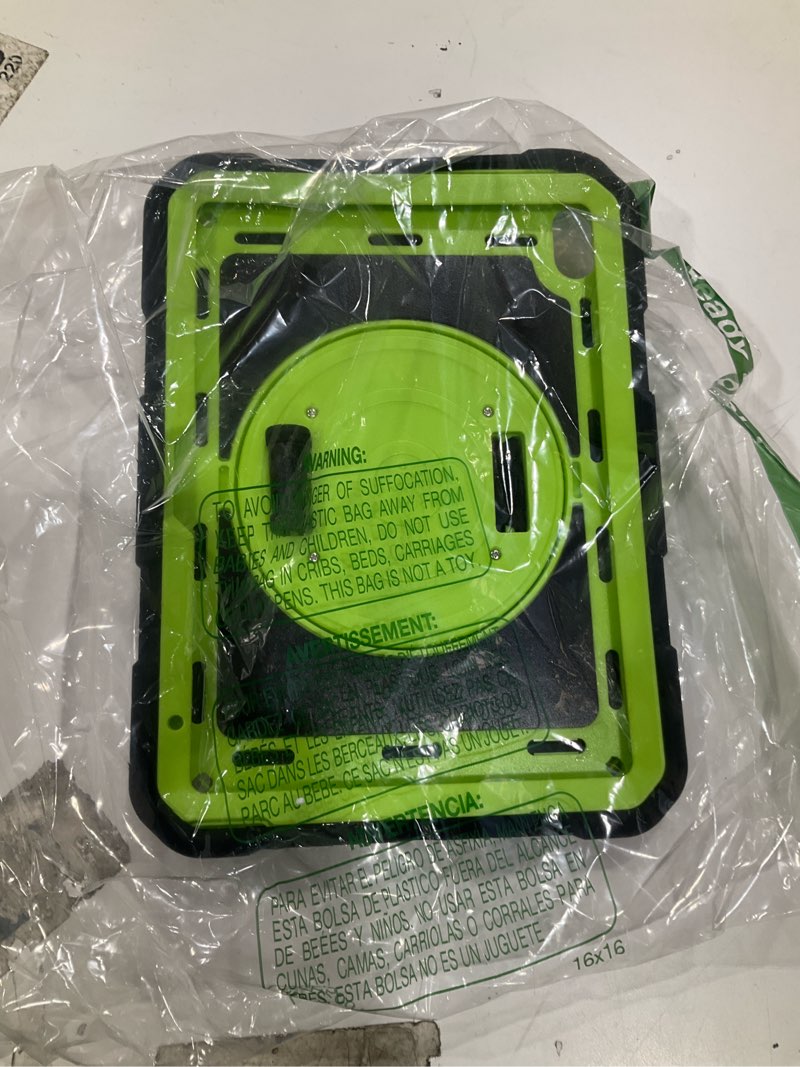 Condition photo showing Good Condition for BMOUO Case for iPad (A16) 11th Generation 11" 2025/iPad 10th Generation 10.9 inch 2022, 360 Rotating Stand & Pencil Holder & Hand Shoulder Strap Shockproof iPad 11th/10th Generation Case, Green