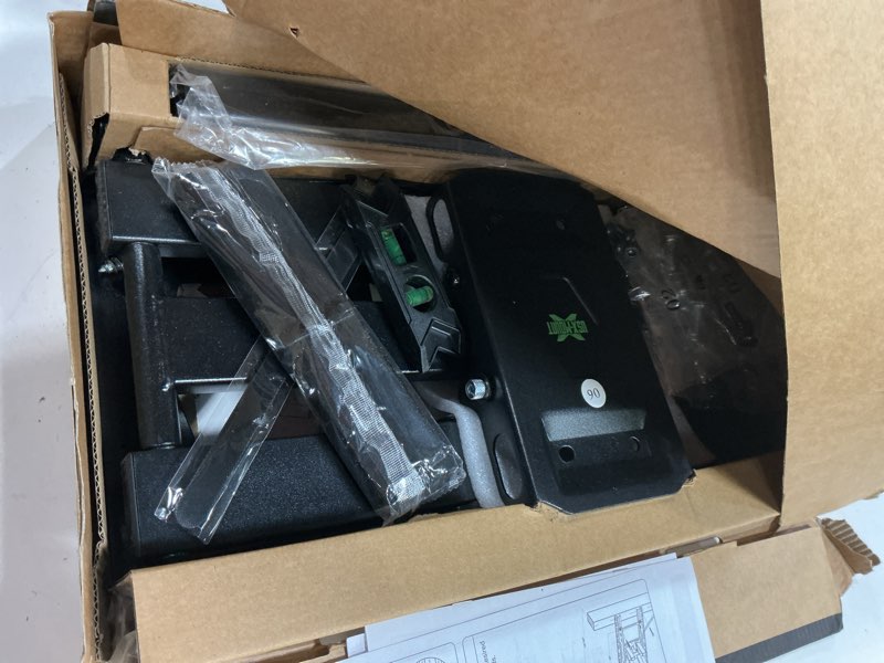 Condition photo showing Good Condition for full motion tv wall mount for most 37"-84" flat screen tv, swivel or tilt tv wall bracket with dual articulating arms, for 12"-16" wood studs, max vesa 600x400mm, load 120 lbs by usx mount 37-84 inch, 120 lb