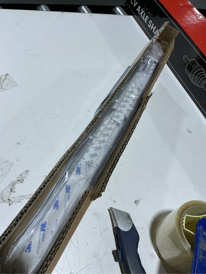 Condition photo showing New/Like New for myshade arch window shades half circle blackout cellular shades cordless no drill blinds for windows half moon honeycomb fabric no tools room darkening shades easy install (2pcs white 48" w x 24" h) white-blackout 48"w * 24"h - 2 pcs