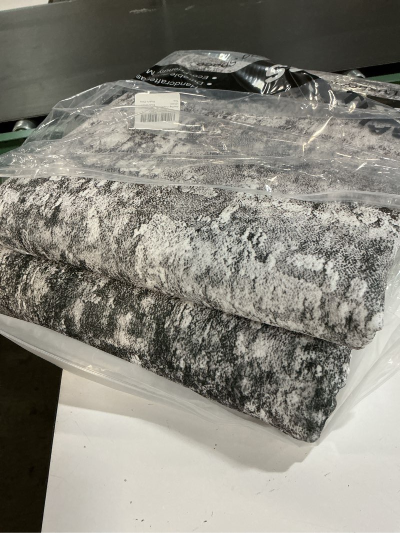 Condition photo showing Good Condition for Area Rug Living Room Rugs - 8x10 Large Soft Indoor Neutral Modern Abstract Low Pile Washable Rug Carpet for Bedroom Dining Room Farmhouse Home Office - Grey Grey 8' x 10' (Rectangular)