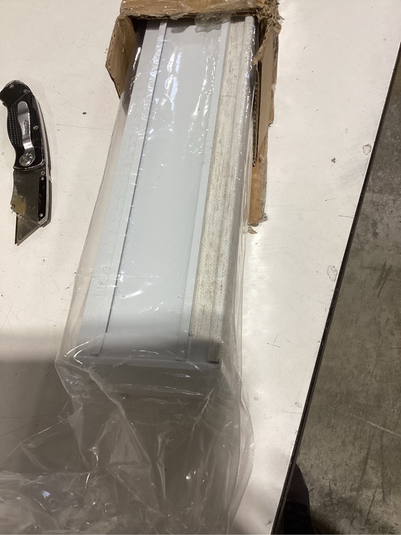 Condition photo showing Good Condition for persilux blackout roller shades for window blinds,cordless,linen fabric,thermal insulated fabric uv protection shades for home,office,bedroom,door,blackout-cream,32" w x 72" h 32"w x 72"h blackout-cream