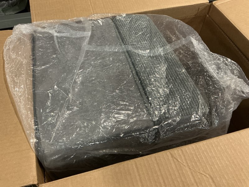 Condition photo showing Good Condition for Heeyoo Dog Stairs for Small Dogs,5-Step Dog Steps for High Bed and Couch, High-Density Foam Pet Steps with Supporting Board, Non-Slip Removable Washable Cover, Grey 5 Steps Fleece-Grey