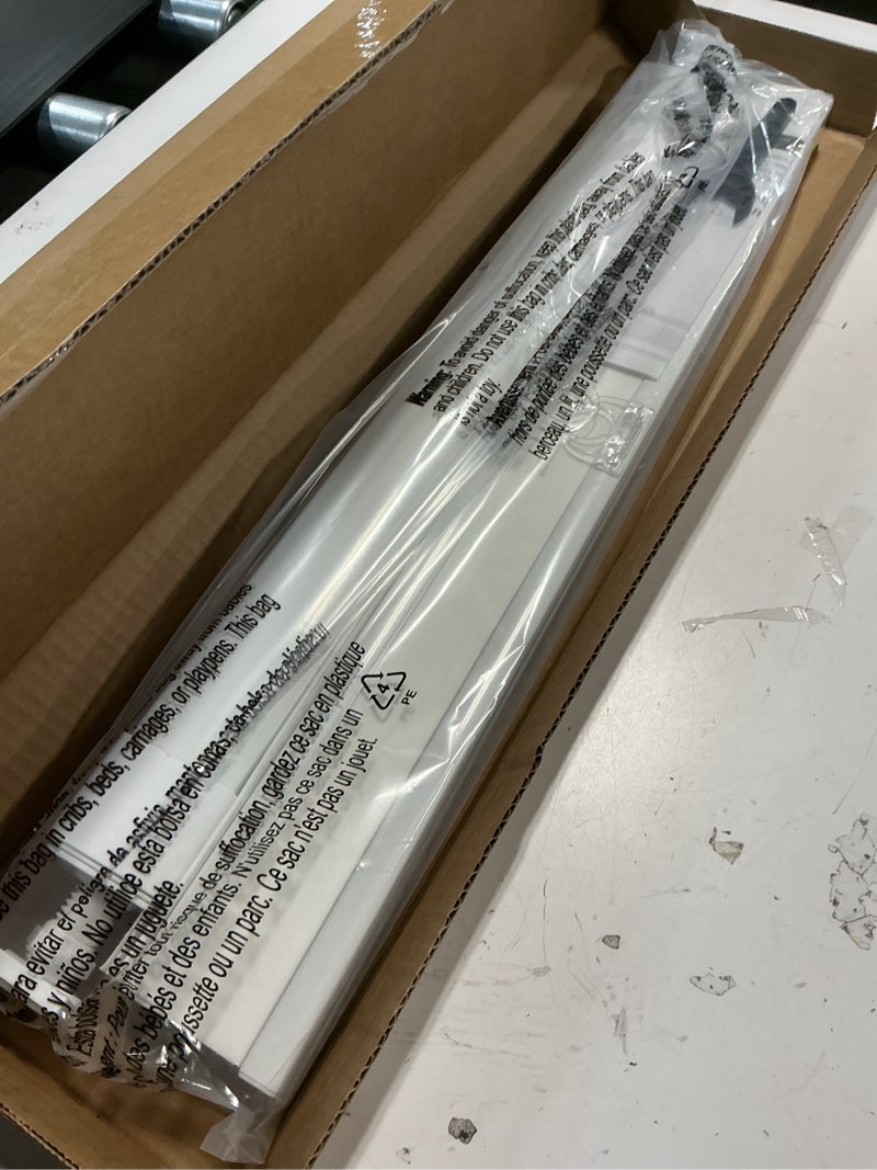 Condition photo showing Good Condition for lazblinds no tools no drill cordless cellular shades, top down bottom up (tdbu) honeycomb shades for home, light filtering thermal insulation blinds for windows, 22" w x 48" h, white light filtering - white 22" w x 48" h