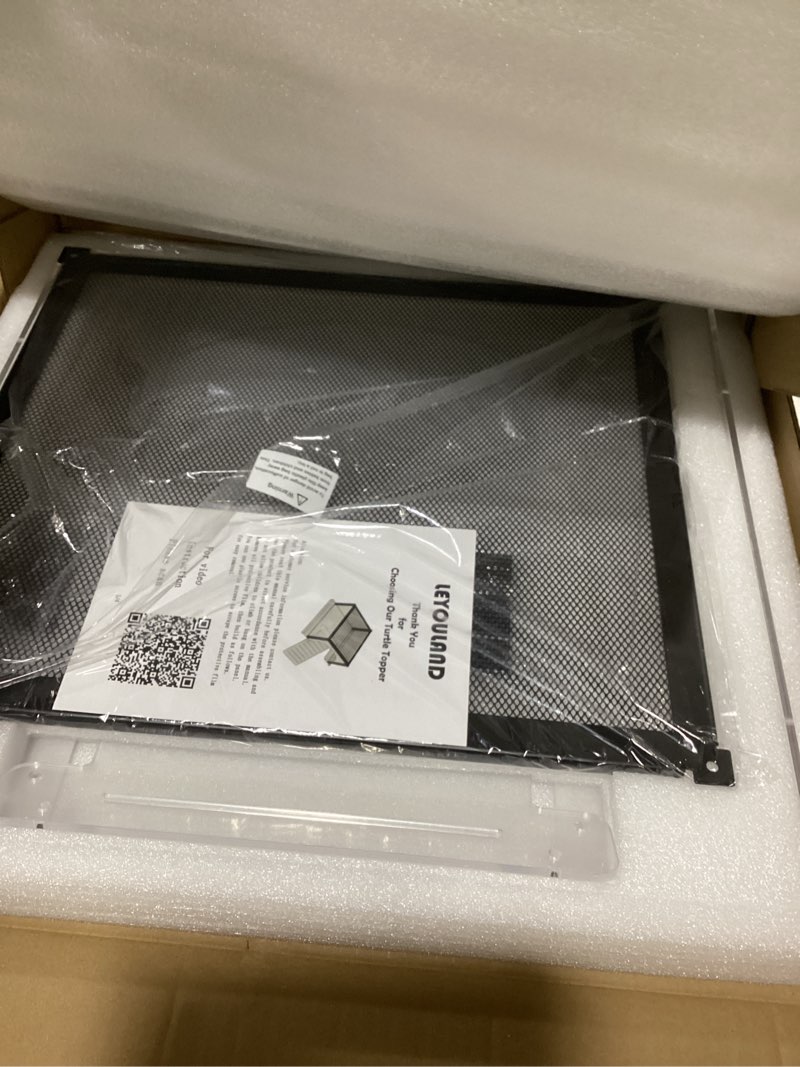 Condition photo showing New/Like New for turtle topper basking platform for aquatic turtles 40 breeder 75 gallon, aquatic reptile ramp dock, terrace, turtle tank accessories extra large